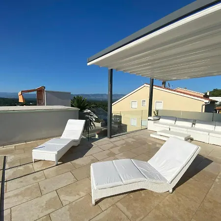 Santorini Krk With Private Pool * Njivice